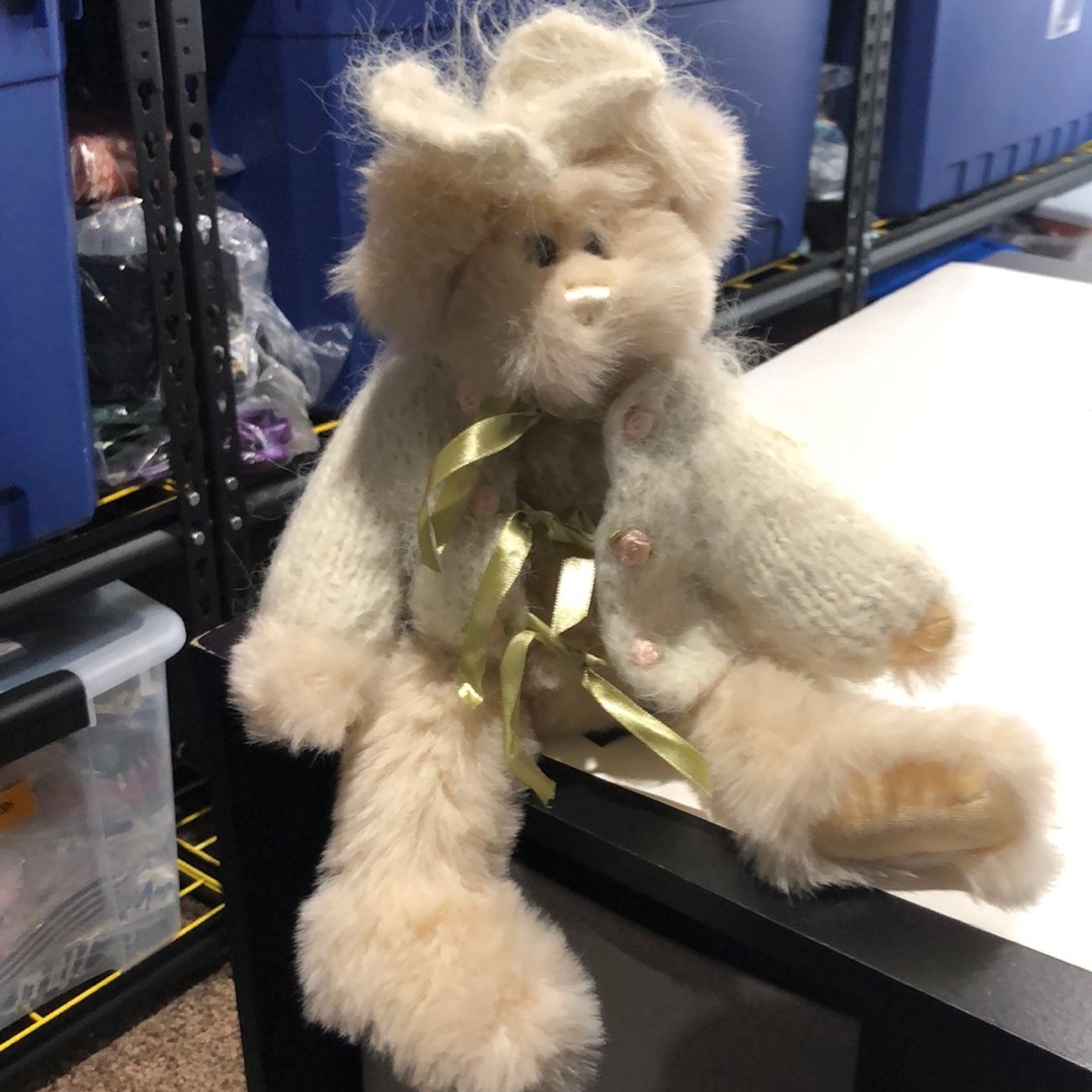 The Bearington Collection super soft teddy bear